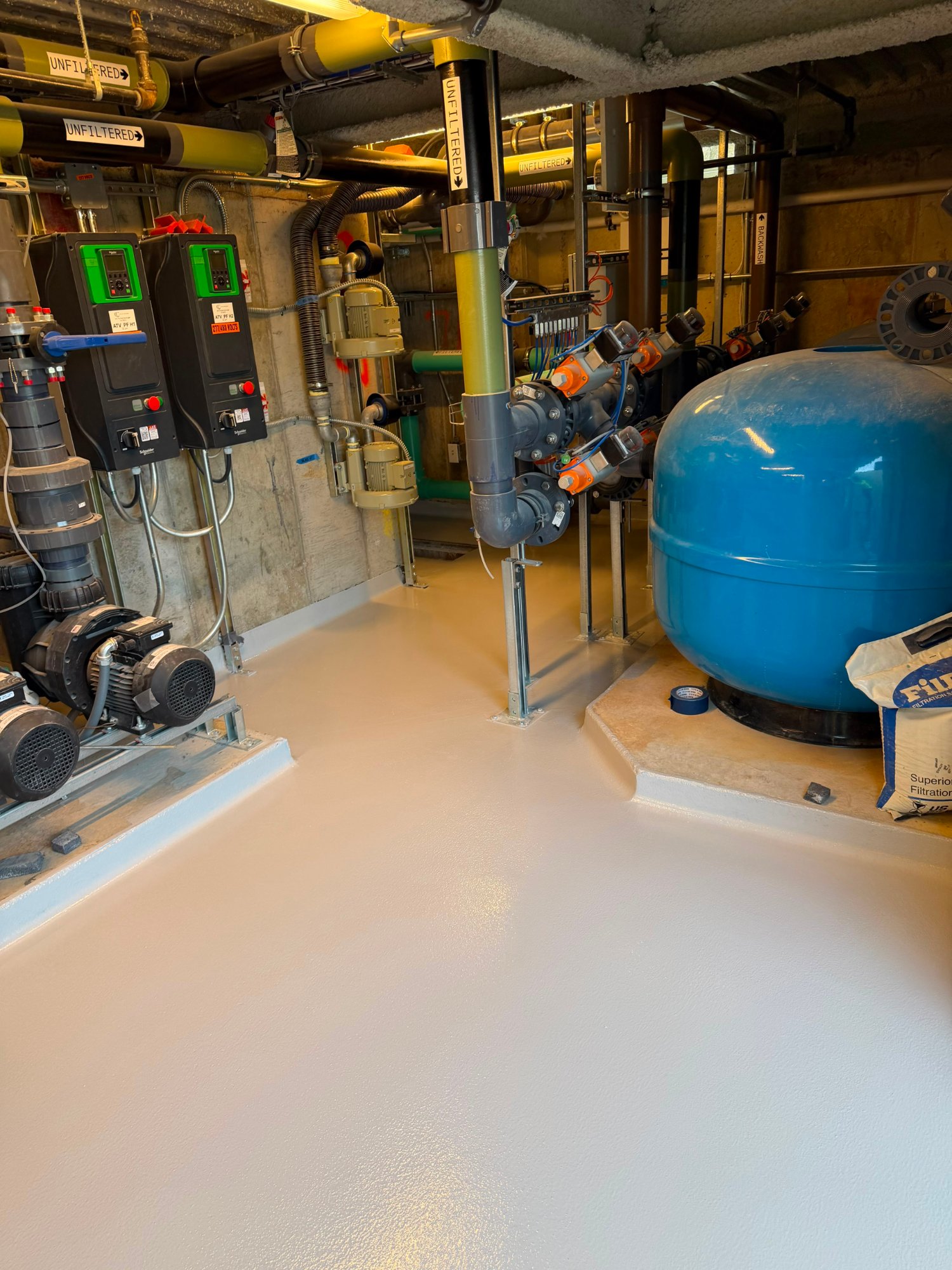 Elastomeric Floors finish